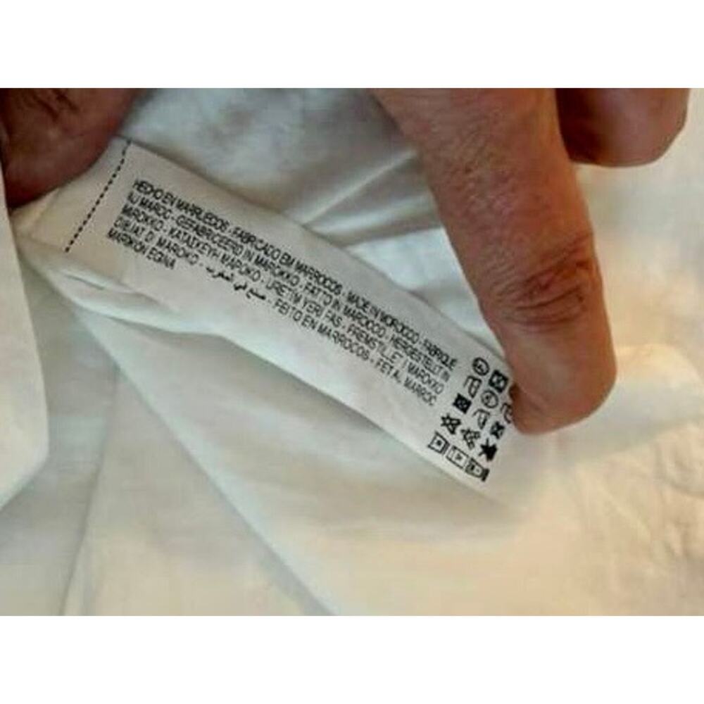 Zara Openwork Embroidered Midi Dress in White sz. M - Picture 9 of 10